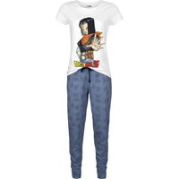 Dragon Ball - Gaming Schlafanzug - Z - Android 17 - S bis 3XL - für Damen - Größe L - weiß/blau  - EMP exklusives Merchandise! von Dragon Ball