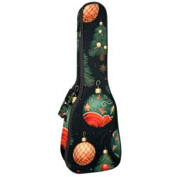 DragonBtu Ukulele Tasche 26 Zoll Gigbag Weihnachtsbaum Hübsche Ukulele Fall Wasserdicht Oxford mit Gepolsterter Ukulele Tasche, Mehrfarbig 10, 25.9x9x3.1in/66x23x8cm von DragonBtu