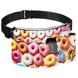 Gürteltasche für Gartengeräte, niedliche süße Donuts, verstellbare Hüfttasche zum Aufhängen, tragbare Hundetasche von DragonBtu