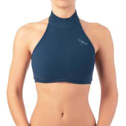 Dragonfly Halter-Sport Bra Lisette Comfy-BH Perfekt entwickelt | Schnittform Maximaler Halt für Pole Dancer | Halsverschluss mit 3 kleinen Metallnieten | Material 80% Polyamid 20% Elastan Oeko-TEX von Dragonfly