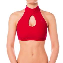 Dragonfly High Neck Sports Bra Terri Comfy-BH Perfekt gestaltet | Schnittform Maximaler Halt für Pole Dancer | Halsverschluss mit 3 kleinen Metallnieten | Material 80% Polyamid 20% Elastan Oeko-TEX von Dragonfly