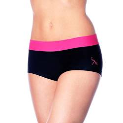 Dragonfly Hot Pants Schwarz/Pink Sportshorts Pole Dance Hose Pantys Damen S von Dragonfly