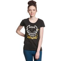 Dragons, Drachenzähmen leicht gemacht I Believe In Dragons Damen T-Shirt schwarz von Dragons