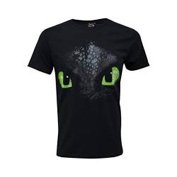 Dreamworks Dragons T-Shirt Ohnezahn Toothless, schwarz (S) von Dragons