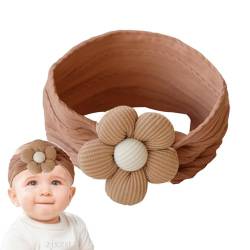 Dranng Baby-Stirnbänder, Stirnbänder für Neugeborene - Baby Stirnband Kopfwickel | Stirnbänder für Neugeborene mit Blume, niedliche dehnbare Stirnbänder, Stirnbänder für Neugeborene von Dranng