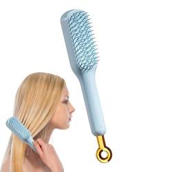 Dranng Entwirrende Haarbürste, Massage-Haarkamm | Massage-Entwirrungs-Haarbürstenkamm - Luftkissen- und selbstreinigender Haarbürstenkamm für Frauen mit dickem und langem Haar von Dranng