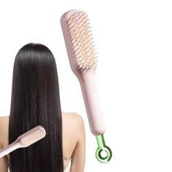 Dranng Massage-Haarkamm, Haarbürste zum Entwirren - Massage-Entwirrungs-Haarbürstenkamm | Luftkissen- und selbstreinigender Haarbürstenkamm für Frauen mit dickem und langem Haar von Dranng