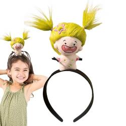 Dranng Puppen-Haarreifen,Plüsch-Puppen-Haarreifen, Plüsch-Sternbild-Puppen-Haarband, Tragbare Puppenhaar-Stirnbänder, Haarschmuck, Plüschpuppen-Kopfschmuck für Kinder von Dranng