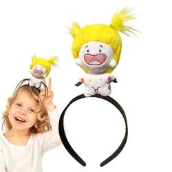 Dranng Puppenhaarband, Plüschpuppenstirnband | Cartoon Plüsch Haarband Puppe Stirnband | Plüschpuppen-Kopfschmuck, Haarschmuck für Mädchen, Kinder, Kinder von Dranng