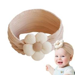 Dranng Stirnbänder für Babys,Baby-Stirnbänder für Mädchen - Baby Stirnband Kopfwickel | Niedliche dehnbare Kopfbedeckungen, Stirnbänder für Neugeborene mit Blumen, Stirnbänder für neugeborene von Dranng