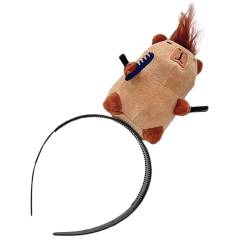 Dranng Tierhaarband, Capybara Stirnband,Make-up Stirnband Capybara | Einzigartige lustige Haarbänder, niedlicher Plüsch-Kopfreifen, Haarschmuck für Frauen und Mädchen von Dranng