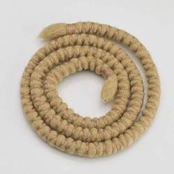DreadLab Biegbare Dreadlocks mit Spiralbindung (80 cm, Blond mit Blondem Faden) von DreadLab