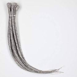 DreadLab Haarverlängerung, 19.69 inch, , silbergrau von DreadLab