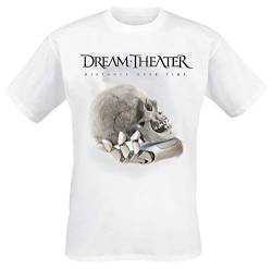 Dream Theater Distance Over Time Album Cover Männer T-Shirt weiß L 100% Baumwolle Band-Merch, Bands von Dream Theater