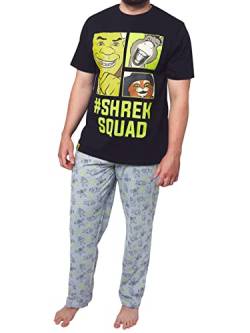 DreamWorks Herren Shrek Schlafanzug Schwarz Large von DreamWorks