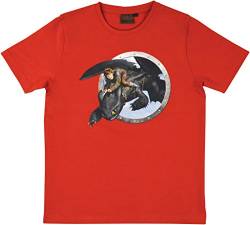 Dreamworks Dragons Kinder T-Shirt Stunt Flyer, rot (152-158) von DreamWorks