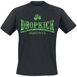 Dropkick Murphys Fighter Plaid Männer T-Shirt schwarz L 100% Baumwolle Band-Merch, Bands von Dropkick Murphys