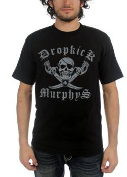 Dropkick Murphys - Jolly Roger T-Shirt, schwarz, Grösse L von Dropkick Murphys