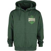 Dropkick Murphys Kapuzenjacke - Anchor Admat Green - S bis XXL - für Männer - Größe M - dunkelgrün  - Lizenziertes Merchandise! von Dropkick Murphys