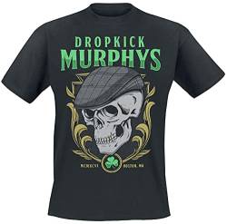 Dropkick Murphys Skelly Skull Männer T-Shirt schwarz XXL 100% Baumwolle Band-Merch, Bands, Totenköpfe von Dropkick Murphys