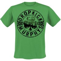 Dropkick Murphys T-Shirt - Boot - M bis XXL - für Männer - Größe L - grün  - Lizenziertes Merchandise! von Dropkick Murphys