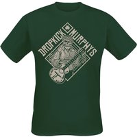 Dropkick Murphys T-Shirt - Skelly Cousin - S bis XXL - für Männer - Größe XXL - dunkelgrün  - Lizenziertes Merchandise! von Dropkick Murphys
