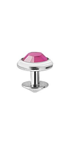 Karisma Micro Dermal Skin Diver Titan G23 Kristal Stein 4mm Farbe RO (Rosa) von Drops