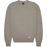 Dropsize Rundhalspullover Dropsize Herren Super Heavy Blank Sweater (1-tlg) von Dropsize