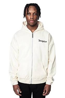 Zip Hoodie Herren Zip Up Hoodie Oversized Zipper Hoodie Herren Sweatjacke Herren mit Kapuze Kapuzenjacke Herren Oversize Hoodie Herren Strickjacke mit Reissverschluss Hoody mit Kapuze Heavy 400 GSM von Dropsize