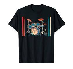 Musiker Schlagzeuger Drummer Musik Instrument Schlagzeug T-Shirt von Drumsticks Musikinstrument Schlagzeug