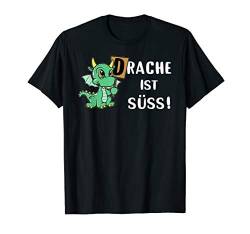 Drache - Rache ist süss! Lustiges Drachen Spruch Fun T-Shirt von Drunken Royals