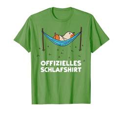 Offizielles Schlafshirt - Hamster Schlafanzug Nachthemd T-Shirt von Drunken Royals