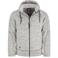 Dry Fashion Fleecejacke Herren Jacke Kappeln Fleece mit Kapuze - Wärmende Kapuzenfleecejacke von Dry Fashion