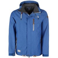 Dry Fashion Funktionsjacke Herren Jacke Husum Meliert - Verstellbare Kapuze Wasserdicht Winddicht von Dry Fashion