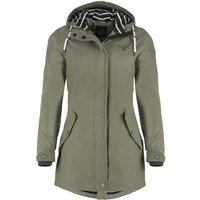 Dry Fashion Regenjacke Damen Regenmantel Kiel mit verstellbarer Kapuze - wind- & wasserdicht von Dry Fashion