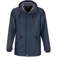 Dry Fashion Regenjacke Herren Parka Lübeck mit verstellbarer Kapuze - wasserdicht & winddicht von Dry Fashion