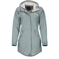 Dry Fashion Regenmantel Damen Regenjacke Malmö Kapuze und Teddyfleece - wind- und wasserdicht von Dry Fashion