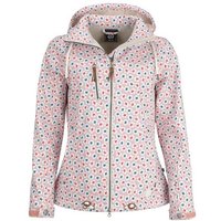 Dry Fashion Softshelljacke Damen Jacke Wismar Blumen-Print Kapuze Fleece-Futter atmungsaktiv von Dry Fashion