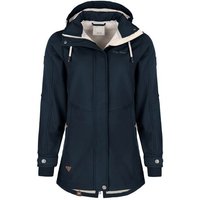 Dry Fashion Softshelljacke Damen Softshell-Mantel Wien mit wattiertem Fleece-Innenfutter von Dry Fashion