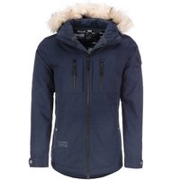 Dry Fashion Winterjacke Herren Parka Jacke Kopenhagen mit Fellimitat - winddicht wasserdicht von Dry Fashion