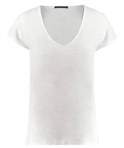 Drykorn Damen T-Shirt Avivi 89377 888 D-Jersey, Weiß (Weiß 60), 34 (Herstellergröße: XS) von Drykorn