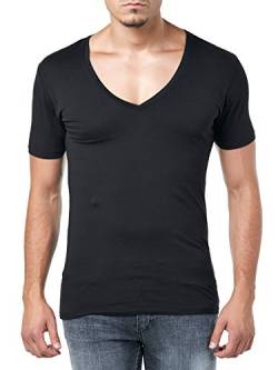 Drykorn Herren T-Shirt Quentin 49371 888 H-Jersey, Schwarz (Schwarz 1000), Medium (Herstellergröße: M) von Drykorn