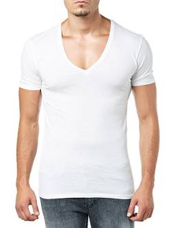 Drykorn Herren T-Shirt Quentin 49371 888 H-Jersey, Weiß (Weiß 60), Large (Herstellergröße: L) von Drykorn