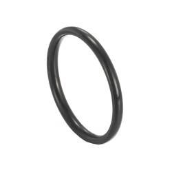 Edelstahl Ringe Damen Unique, Eheringe 2mm Einfacher Dünner Ring Schwarz Größe 57 (18.1) Schmuck Komfort Fit von Dsnyu