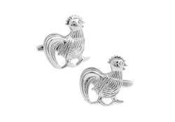 Manchettenknoepfe Herren Silber, Manschettenknöpfe Herren Elegant Huhn Hemd Anzug Schmuck für Geburtstag Hochzeit von Dsnyu