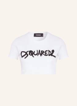 dsquared2 Cropped-Shirt weiss von Dsquared2