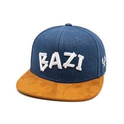 Du Hirsch Bayerisches Snapback Cap Erwachsene Bazi Blau Canvas One Size von Du Hirsch