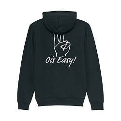 Du Hirsch Herren Hoodie Bayerisch Ois Easy Schwarz L von Du Hirsch