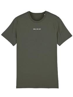 Du Hirsch Herren T-Shirt Bayerisch Chill Dei Lem Khaki M von Du Hirsch