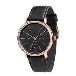 Dufa Black Saphir GMT Automatic Watch DF-9030-03 von DuFa